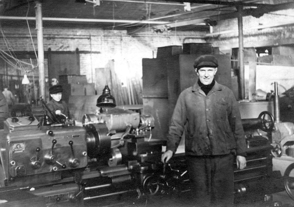 Historisches Foto der Lohndreherei SCHMEES